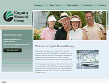 Tablet Screenshot of caputofinancialgroup.com